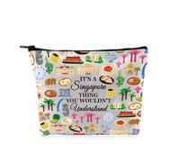 PYOUL Singapore Lover Gift It's A Singapore Thing - Bolsa de maquillaje, bolsa de cosméticos de cultura singapurense, regalo de viaje, Singapore Thing Bag
