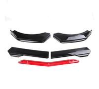 PYPFQUMQGR Alerón Parachoques Delantero para Toyota para C-HR 2018-2022 Alerones De Parachoques Delantero Faldón Divisor Y Difusor Protectores(Black Red)