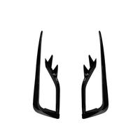 PYPFQUMQGR Alerón Parachoques Delantero para VW para Golf 7 MK7 MK7.5 VII 2017-2019 Facelift Parachoques Delantero Luz Antiniebla Rejilla Embellecedor Cuchillas De Viento Alerones(Black)