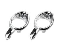 PYPFQUMQGR Rejilla Antiniebla Embellecedor De Luz Antiniebla Delantera Cromada para Peugeot 208 2008 2009 2010 2011 2012 2013