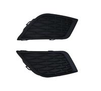 PYPFQUMQGR Rejilla Antiniebla para Seat para León 2013-2016 Parachoques Delantero Antiniebla Marco Cubierta Moldura Luz Rejilla con Orificio Sin Orificio 5F0853665A/5F0853666A (Pair No Hole)