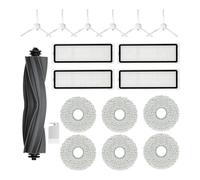 PYQMZTRV Kit de Accesorios de Almohadillas de fregona con Cepillo de Filtro de aspiradora, Compatible con Dreame L10S Ultra L10 Ultra