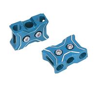 Pyralxwight 2 Unidades de Organizador de Cables para Coches RC, Abrazadera de Alambre de aleación de Aluminio, Clip Ligero antienredos para Cables de Control de Motor y batería, Compatible con (Azul)