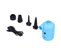 Pyralxwight Bomba de Aire eléctrica USB DC 5 V, Bomba de Aire portátil de inflado y desinflado rápido, inflador de 4 boquillas para flotadores de natación, Juguetes inflables, Camas y Botes,