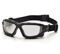 Pyramex I-Force Sporty - Gafas antivaho de doble panel, marco negro/lente transparente antivaho