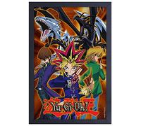 Pyramid America Yu-Gi-Oh S2 Collage Póster enmarcado - Impresión con revestimiento texturizado protector en marco negro de 13 x 19 pulgadas y listo para colgar