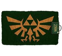 Pyramid America Zelda - Felpudo de Fibra de Coco (29 x 17 Pulgadas, tapete de Entrada para Interiores y Exteriores con Respaldo de PVC Antideslizante, Duradero y fácil de Limpiar