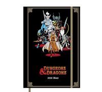 Pyramid - DUNGEONS & DRAGONS 2026 - Agenda A5 (14,8 x 21 cm) con ilustraciones épicas, personajes y símbolos del juego de rol de fantasía - Planificador para fans y jugadores de D&D