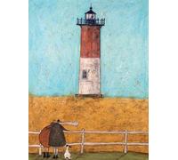 Pyramid Impresión en Lienzo Sam Toft Feeling The Love At Nauset Light, Algodón, Multicolor, 1.80 x 30.00 x 40.00 cm