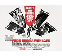 Pyramid Impresión sobre Lienzo James Bond de Rusia con Amor-Flechas, Lona, Multicolor, 60 x 80 cm