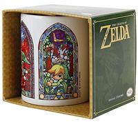 Pyramid International AFMG24637 The Legend of Zelda (vitral) taza oficial de cerámica para café/té, papel, multicolor, 11 x 11 x 1,3 cm