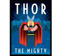 Pyramid International AFWDC92238 Marvel Deco Thor - Lienzo impreso, algodón, multicolor, 1,8 x 30 x 40 cm