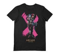 Pyramid International Arcane, League of Legends, mono graffiti, silla Jinx, Vi & More, S, M, L, XL y XXL, blanco, S-M