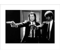 Pyramid International B y W Pistolas de Pulp Fiction Art Print, Papel, Multicolor, 60 x 80 x 1,3 cm