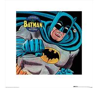 Pyramid International Batman (45rpm Record) - Art Print (40 x 40 cm, Papel, Multicolor, 40 x 40 x 1,3 cm
