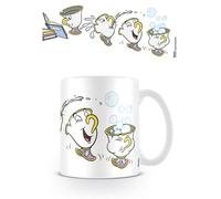 Pyramid International Beauty and the Beast (Chip Playtime) - Taza de cerámica (11 x 11 x 1,3 cm)