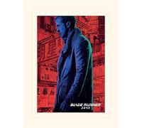 Pyramid International Blade Runner 2049 (Gosling en la Lluvia) - Montado impresión Memorabilia 30 x 40 cm, Papel, Multicolor, 30 x 40 x 1,3 cm