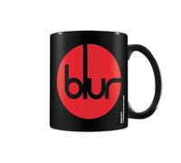 Pyramid International Blur Mug (diseño de logo) Taza de café de cerámica de 11 onzas, tazas y tazas de café para mujeres y tazas para hombres, producto oficial, color negro