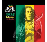 Pyramid International Bob Marley Calendario 2025 - Arte legendario del icono del reggae, planificador de 16 meses, regalo para los fanáticos de Marley, edición de coleccionista