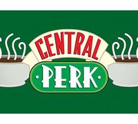 Pyramid International Central Perk Crop Green-Lienzo Impreso (60 x 80 cm), Color Verde, Poliéster, Multicolor, 60x80x3.2 cm
