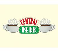 Pyramid International Central Perk-Lienzo Decorativo (60 x 80 cm), Color Crema, poliéster, Multicolor, 60x80x3.2 cm