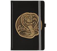 Pyramid International Cobra Kai - Cuaderno de piel sintética A5 con diseño de placa de metal, producto oficial