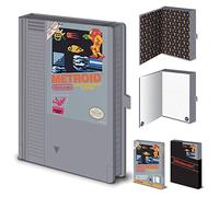 Pyramid International Cuaderno Nintendo Metroid en caja de regalo de presentación, tamaño A5, 240 páginas forradas, mercancía oficial