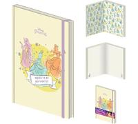Pyramid International Cuaderno y diario de princesas Disney (Born to be Authentic Design), tamaño A5, producto oficial