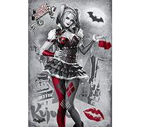 Pyramid International DC Comics Batman Arkham Knight Harley Quinn Maxi Póster, madera, multicolor, 91,5 x 61 x 0,02 cm