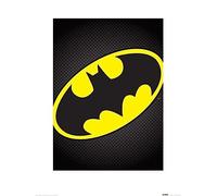 Pyramid International DC Comics (Batman Símbolo) - Lámina Decorativa (60 x 80 cm, Papel, Multicolor, 60 x 80 x 1,3 cm