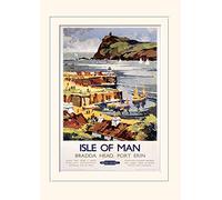 Pyramid International de la Isla de Man (1) - de el Hobbit Memorabilia 30 x 40 cm, Papel, Multicolor, 30 x 40 x 1,3 cm