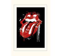 Pyramid International (de los Rolling Stones Graffiti Labios - de el Hobbit Memorabilia 30 x 40 cm, Papel, Multicolor, 30 x 40 x 1,3 cm