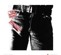 Pyramid International (de los Rolling Stones Sticky Fingers - Art Print (40 x 40 cm, Papel, Multicolor, 40 x 40 x 1,3 cm