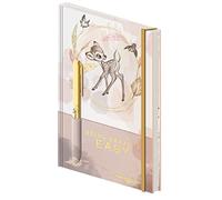 Pyramid International Disney Bambi - Cuaderno A5 con soporte para bolígrafo y bolígrafo, 240 páginas, producto oficial