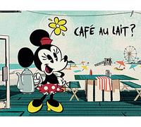 Pyramid International Disney Junior WDC90894 Café au Lait - Lienzo Impreso (60 x 80 cm), Multicolor