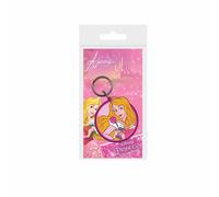 Pyramid International Disney Princess-Llavero de Goma Aurora, Multicolor, 4 x 6 x 1.3 cm
