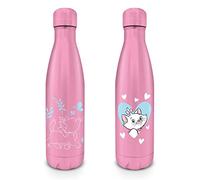 Pyramid International Disney The Aristocats - Botella de agua de metal (540 ml, diseño de corazones)