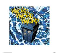 Pyramid International Doctor Who (Vworp) - Art Print (40 x 40 cm, Papel, Multicolor, 40 x 40 x 1,3 cm