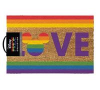 Pyramid International Felpudo de Disney, diseño del Orgullo de Mickey Mouse, 40 x 60 cm, Felpudo de Bienvenida para Puerta Delantera, Felpudo de Fibra de Coco, Producto Oficial de Disney