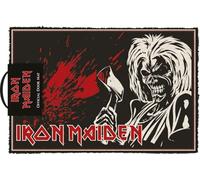 Pyramid International - Felpudo de Fibra de Coco - Iron Maiden - Antideslizante - 40x60 cm - Licencia Oficial