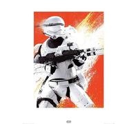 Pyramid International Flametrooper Pintura Star Wars Episodio VII Art Print, Papel, Multicolor, 60 x 80 x 1,3 cm