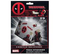 Pyramid International- GADGET DECALS MARVEL DEADPOOL, Multicolor (TS7408)
