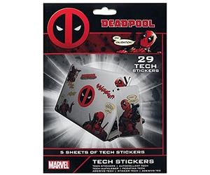 Pyramid International- GADGET DECALS MARVEL DEADPOOL, Multicolor (TS7408)