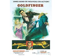Pyramid International Goldfinger Sketch-Lienzo (60 x 80 cm), diseño de Dibujo, Lona, Multicolor, 31.5 x 24 Inches