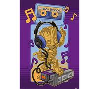 Pyramid International Guardians of the Galaxy I Am Groot - Póster de Cassette