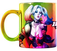Pyramid International Harley Quinn - Taza Metálica Kiss, 320ml