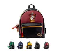 Pyramid International HARRY POTTER (GRYFFINDOR) Mochila de moda, piel sintética de lujo, forro único, accesorio de cremallera a juego, bolsillos interiores y exteriores, espaciosa e icónica