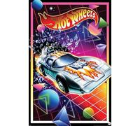 Pyramid International Hot Wheels - Póster retro estilo años 80, coche de carreras futurista, 61 x 92 cm, multicolor