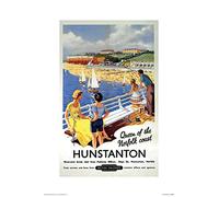 Pyramid International hunstanton-Mounted impresión Memorabilia 30 x 40 cm, Papel, Multicolor, 30 x 40 x 1,3 cm