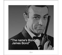 Pyramid International I. Cita James Bond Art Print, Papel, Multicolor, 40 x 40 x 1,3 cm